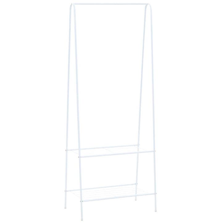 vidaXL Kledingrek 59x35x150 cm wit, Huis en Inrichting, Kasten | Kleerkasten, Nieuw, Verzenden