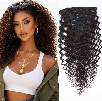 Remy Clip-in Hair 50cm | Tweede kansje | OP = OP, Handtassen en Accessoires, Verzenden, Zo goed als nieuw, Pruik of Haarverlenging