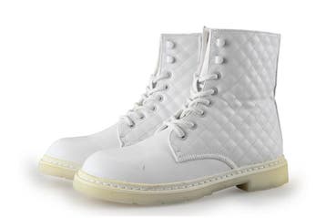 Dockers By Gerli Veterboots in maat 41 Wit, Kleding | Dames, Schoenen, Dockers By Gerli, Verzenden, Wit, Overige typen