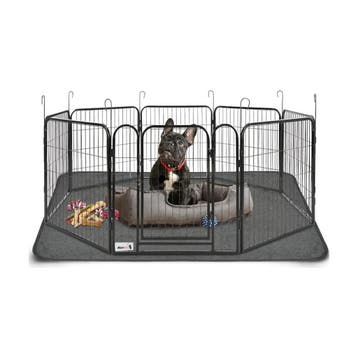 MaxxPet Hondenren Puppyren met 8 panelen - Staal - 60x60c..., Ophalen of Verzenden, Nieuw