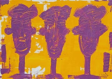 Gustav Schiffmacher - nu 2373 – These strange faces – XXL