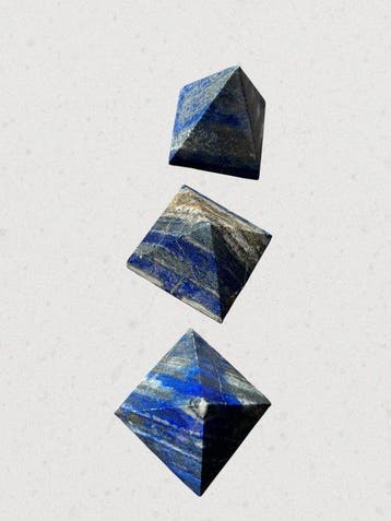 Geen Reserve / Lapis lazuli van hoge kwaliteit Piramide-