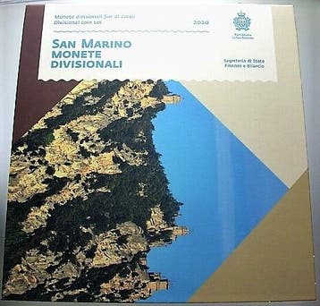 3,88 Euro,munten set 1 Cent-2 Euro 2020 San Marino Republik, Verzenden, België