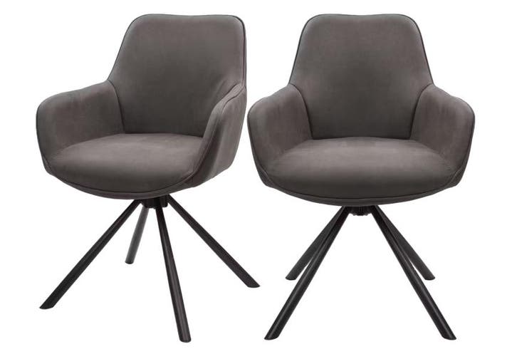 2dekans | Dutchbone Oliver Draaibare Eetkamerstoel 57x60x86, Huis en Inrichting, Stoelen, Ophalen of Verzenden