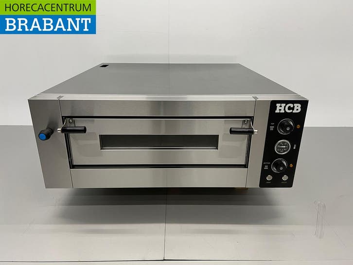 HCB RVS Pizzaoven 6 pizzas 34 cm doorsnede 400V Horeca, Articles professionnels, Horeca | Équipement de cuisine, Enlèvement ou Envoi