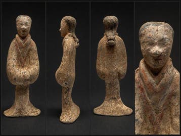 Oud-Chinees, Han-dynastie Terracotta Polychrome terracotta