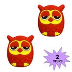 Fako Bijoux - Tennisdemper - Uiltje - Rood - 2 Stuks, Sport en Fitness, Tennis, Verzenden, Nieuw