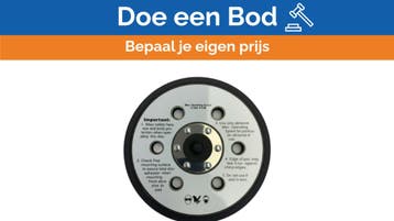 Bieden: Mirka Velcro 6 Hole 150 mm Sanding Backing Pad 5/16, Ophalen of Verzenden, Nieuw