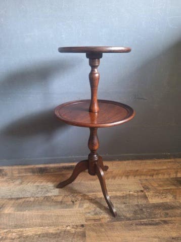 Bijzettafel - Hout - 2 laags etagere tafel