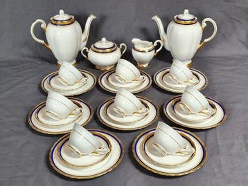 Tuscan Fine English Bone China - grube zocenia i kobalt -