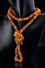 Barnsteen - Artisan Baltic Amber Necklace – Raw Chip, Verzamelen