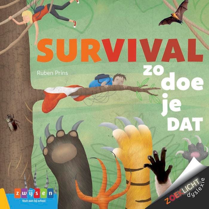 Survival, zo doe je dat / Zoeklicht Dyslexie 9789048733385, Boeken, Kinderboeken | Jeugd | onder 10 jaar, Gelezen, Verzenden