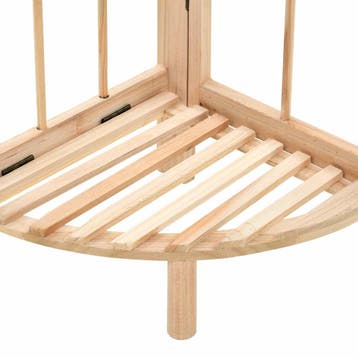 vidaXL Hoekschap 27x27x110 cm cederhout, Verzenden