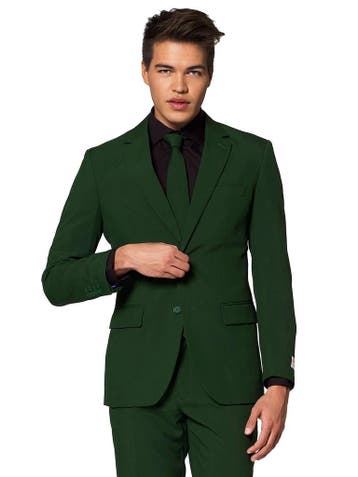 Donkergroen Pak Heren OppoSuits, Verzenden, Nieuw