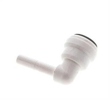 Raccord enfichable coudé 90° 5/32 x 5/32 avec bouchon en, Verzenden