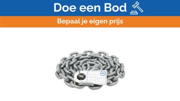 Bieden: Sanguineti Anchor Chain 10mm x 30m Galvanized DIN76, Ophalen of Verzenden, Nieuw