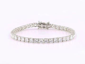Armband - 14 karaat Witgoud - 9.35ct. tw. Diamant