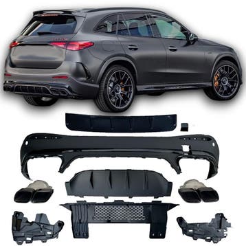Geschikt voor Mercedes X254 GLC-Klasse SUV diffuser + uitlaa, Auto diversen, Auto-accessoires, Verzenden, Nieuw