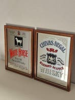 Chivas Regal en White Horse reclamespiegel - set -
