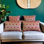 Set van vier fluwelen kussens - Kussen (4)