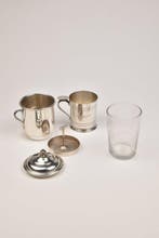 Val Saint Lambert, Wiskemann - Koffieservies - Kristal