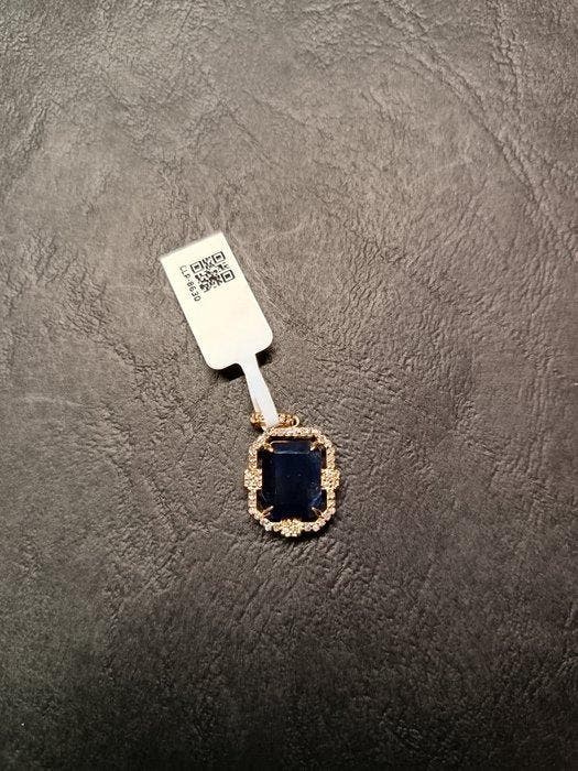 Zonder minimumprijs - Hanger - 14 karaat Geel goud - 3.84ct., Handtassen en Accessoires, Antieke sieraden