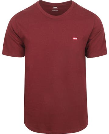 Levis T-shirt Original Bordeaux maat Maat 52/54 (L) Heren, Maat 52/54 (L), Levi's, Verzenden, Nieuw
