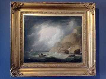 Peter Monamy (1681-1749), Kring van - Scena marynistyczna, Antiek en Kunst
