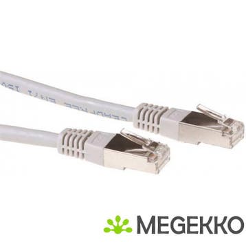 ACT Grijze 20 meter LSZH SFTP CAT6A patchkabel met RJ45, Verzenden, Nieuw