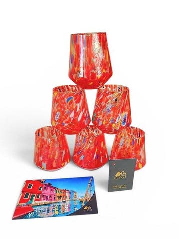 MurArt - MurArt - Drinkset (6) - Glas - Murrine Millefiori
