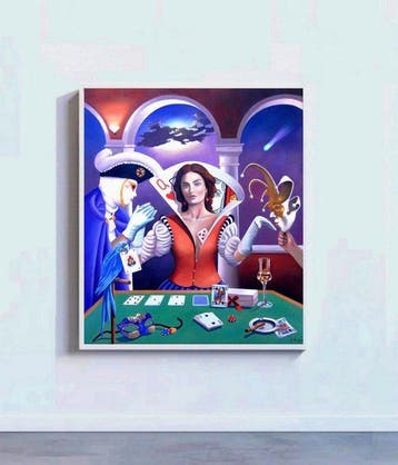 Antonio Pirozzi - Regina di cuori (2° versione), Antiek en Kunst