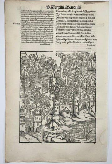 Master of Gruninger Workshop, Virgil - Aeneid - The Fall of
