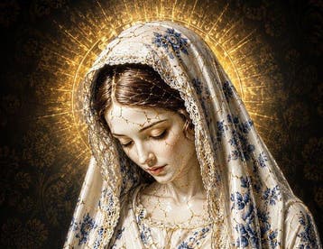 Yamila - La Maternidad Divina de la Virgen María en Oro