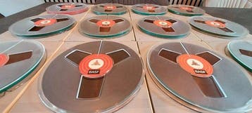 BASF - LH LP 35 / 7 pouces Rouleaux en plastique Étuis de, Audio, Tv en Foto, Nieuw