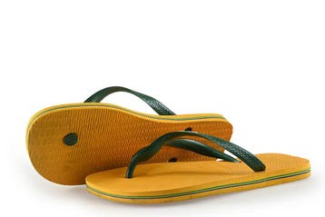 Havaianas Slippers in maat 39 Geel, Slippers, Verzenden, Geel, Zo goed als nieuw