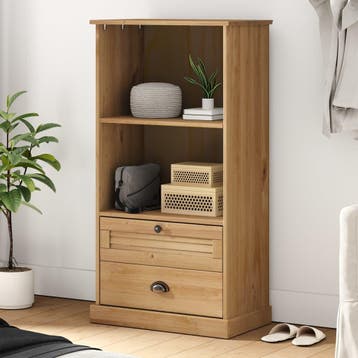 vidaXL Boekenkast VIGO 60x35x114,5 cm massief grenenhout, Verzenden