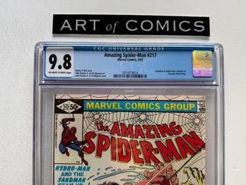 The Amazing Spider-Man #217 - CGC 9.8 - Sandman & Hydro-Man, Nieuw