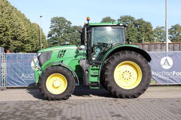 Veiling: Tractor John Deere 6195R Diesel 236pk 2016, Articles professionnels, Ophalen