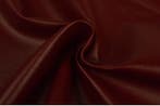 10 meter kunstleer - Bordeaux rood, Verzenden, 120 cm of meer, Leer of Kunstleer, Rood