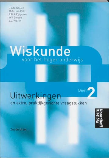 Wiskunde HO II - uitwerkingen 9789001033422 C.A.G. Koolen, Boeken, Verzenden, Gelezen, C.A.G. Koolen