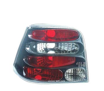 FEUX ARRIÈRE POUR VOLKSWAGEN VW GOLF 4 97-03 FOND CHROMÉ, Verzenden