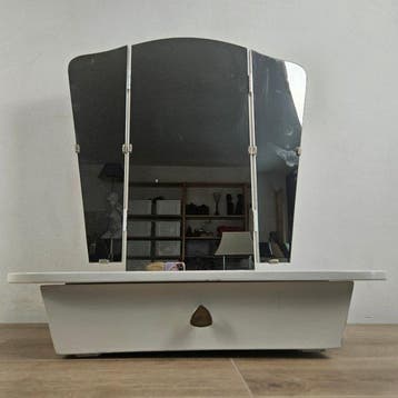 Triptyque - Bois, Verre - 1960-1970 - miroir de coiffeuse
