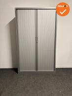Roldeurkast -BASIC -b-keuze- 198x123x43cm - zilvergrijs met, Werkplek, Ophalen of Verzenden, Gebruikt, Kast