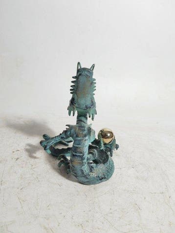 Japanse kunst en ambachten Rising Dragon bronzen ornament