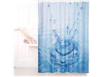Veiling - Douchegordijn waterdruppels - 180 x 180 cm, Nieuw