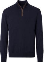 CASAMODA Halfzip Trui Solid Navy maat Maat 48/50 (M) Heren, CASAMODA, Nieuw, Verzenden, Maat 48/50 (M)