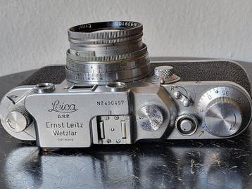 Leica IIIc + Summitar 1:2/5cm lens Meetzoeker camera, Verzamelen
