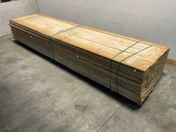 Veiling - 24x Vuren steigerplank 500x19,5x3 cm, Nieuw