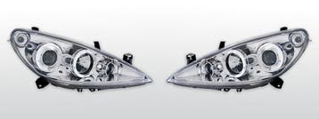 Koplampen geschikt voor Peugeot 206 02- + S16 (98-01)  Halo, Verzenden, Nieuw, Peugeot