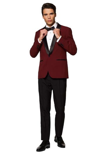 Bordeaux Rode Smoking Heren OppoSuits, Verzenden, Nieuw